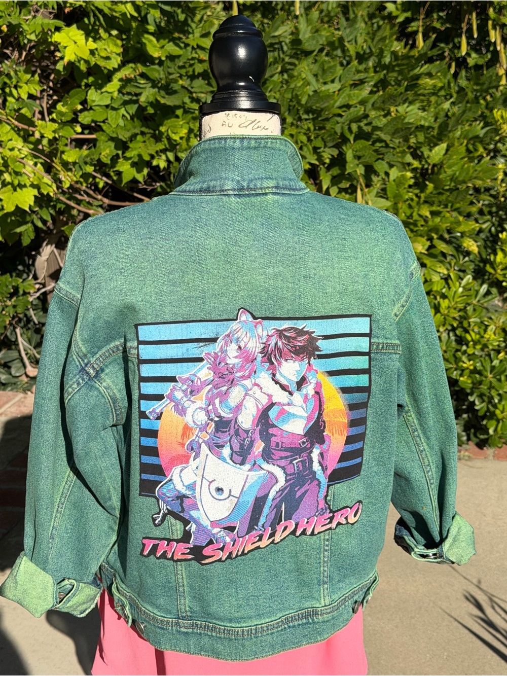 Girls The Shield Hero Jean Jacket Size 18